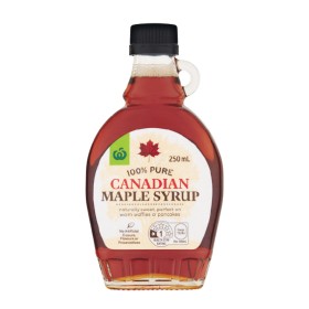 Woolworths+100%25+Canadian+Maple+Syrup+250ml