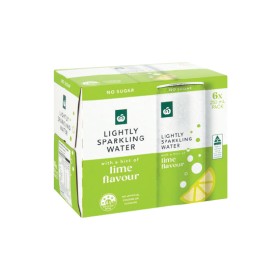 Woolworths-Lightly-Sparkling-Water-Varieties-6-x-250ml on sale