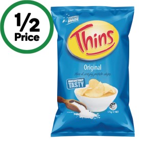 Thins-Potato-Chips-150-175g on sale