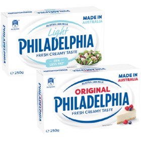 Philadelphia-Cream-Cheese-Block-250g-From-the-Fridge on sale