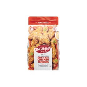 Inghams-Chicken-Nuggets-Original-or-Sweet-Chilli-Chicken-Tenders-1-kg-From-the-Freezer on sale