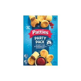 Patties+Party+Pack+Pies+%26amp%3B+Sausage+Rolls+1.25+kg+%26ndash%3B+From+the+Freezer