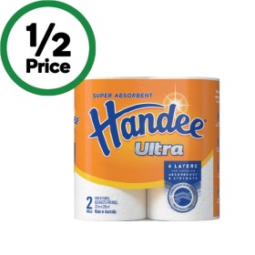 Handee+Ultra+Paper+Towel+Pk+2
