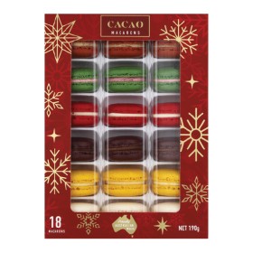 Cacao-Macarons-Pk-18 on sale