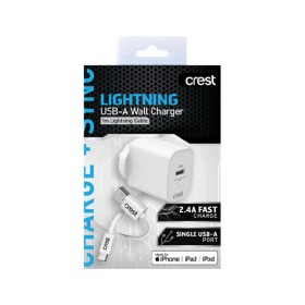 Crest+Lightning+USB-A+Wall+Charger+%26amp%3B+Lightning+Cable+1+Metre