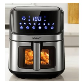 Air-Fryer-65L-Devanti-WLCD-Touch-panel-Stainless-Steel on sale