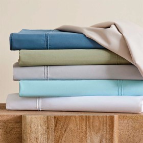 Superior-330-TC-Cotton-Sheet-Set-Teal on sale