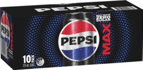 Pepsi+or+Solo+Soft+Drink+or+Schweppes+Infused+Sparkling+Water+10x375mL