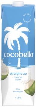 Cocobella-Straight-Up-Coconut-Water-1-Litre on sale
