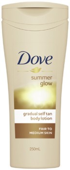 Dove-Summer-Glow-Body-Lotion-250mL on sale