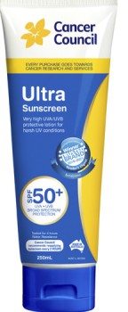 Cancer+Council+Ultra+Sunscreen+SPF50%2B+250mL%5E