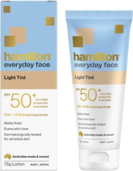 Hamilton+Light+Tint+Everyday+Face+Sunscreen+SPF50%2B+75g%5E