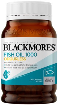 Blackmores-Odourless-Fish-Oil-Capsules-200-Pack on sale