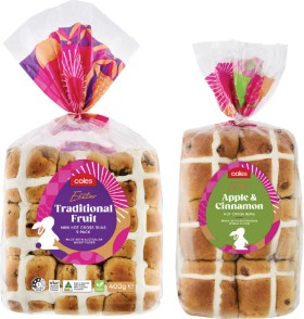 Coles+Easter+Hot+Cross+Buns+6+Pack+or+9+Pack