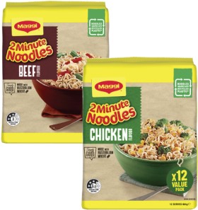 Maggi+2+Minute+Noodles+12+Pack+864g-888g