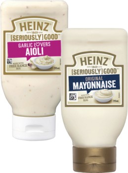 Heinz+Seriously+Good+Aioli+or+Mayonnaise+295mL