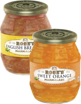 Roses-Marmalade-Jam-375g on sale