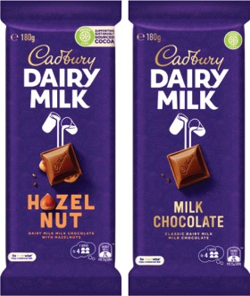 Cadbury-Dairy-Milk-Block-Chocolate-150g-190g on sale
