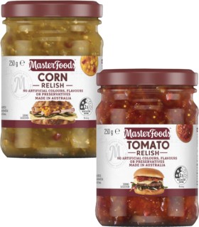 MasterFoods+Relish+or+Chutney+250g-260g