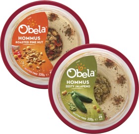 Obela+Garnished+Hommus+Dip+220g