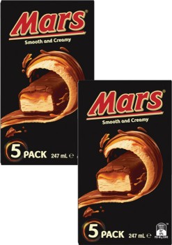 Mars-Smooth-Creamy-Frozen-Dessert-Bars-5-Pack-247mL on sale