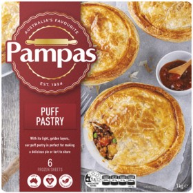 Pampas+Frozen+Puff+Pastry+6+Sheets+1kg