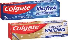 Colgate+Advanced+Whitening+%26amp%3B+Tartar+or+Max+Fresh+Toothpaste+115g