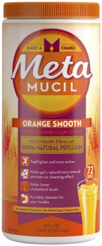 Metamucil-Fibre-Supplement-72-Doses-Orange-Smooth-425g on sale