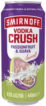 Smirnoff+Crush+Passionfruit+%26amp%3B+Guava+6%25+Cans+4x440mL