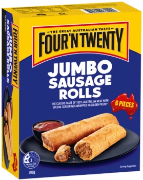 Four%26rsquo%3BN+Twenty+Jumbo+Sausage+Rolls+6+Pack