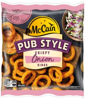 McCain+Pub+Style+Crispy+Onion+Rings+500g