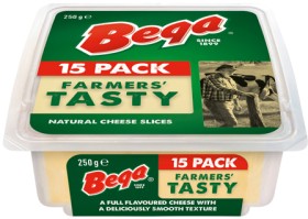 Bega+Sliced+Cheese+250g+Selected+Varieties