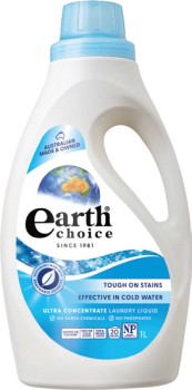 Earth+Choice+Ultra+Concentrate+Laundry+Liquid+1+Litre+Selected+Varieties