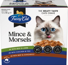 Fussy-Cat-Wet-Cat-Food-12x80g-Selected-Varieties on sale