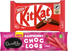 Nestl-Medium-Bars-3550g-Darrell-Lea-Choc-Logs-3-Pack-or-Smarties-50g-Selected-Varieties on sale