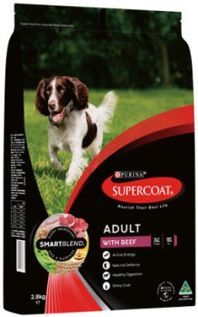 Supercoat+Smart+Blend+Dry+Dog+Food+2.6%E2%80%912.8kg+Selected+Varieties