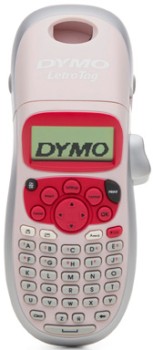 Dymo-LetraTag-100H-Handheld-Label-Maker-Pink on sale