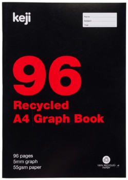 Keji-96-Page-5mm-Graph-Book on sale