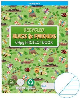 Studymate+70gsm+Plain+Page%2F24mm+Dotted+Thirds+Project+Book+64+Page%5E