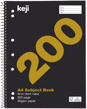 Keji+A4+200+Page+5+Subject+Notebook%5E