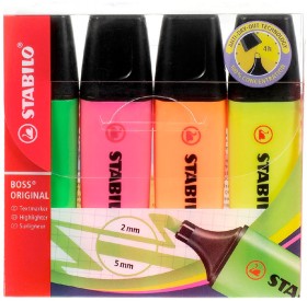 Stabilo-Boss-Highlighters-4-Pack on sale