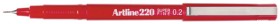 Artline-220-Fineliner-Red on sale