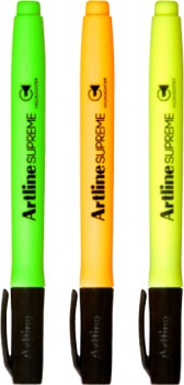 Artline-Supreme-Highlighter-Yellow on sale