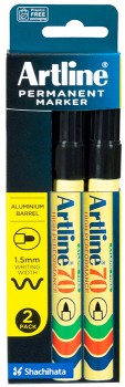 Artline-70-Permanent-Marker-2-Pack on sale