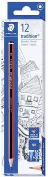 Staedtler+Tradition+Graphite+Pencils+12+Packs