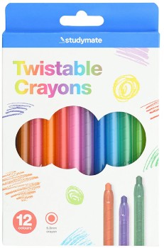 Studymate+Twistable+Crayons+12+Pack