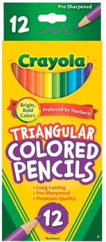 Crayola-Triangular-Coloured-Pencils-12-Pack on sale