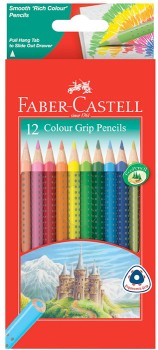 Faber-Castell-Colour-Grip-Triangular-Pencils-12-Pack on sale