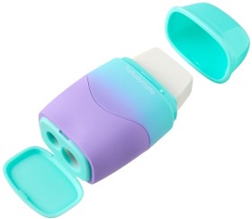 NEW-Studymate-Pastel-Ombre-Sharpener-and-Eraser-BluePurple on sale