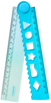 NEW+Studymate+Pastel+Ombre+Fold+Ruler+30cm+Blue+and+Green